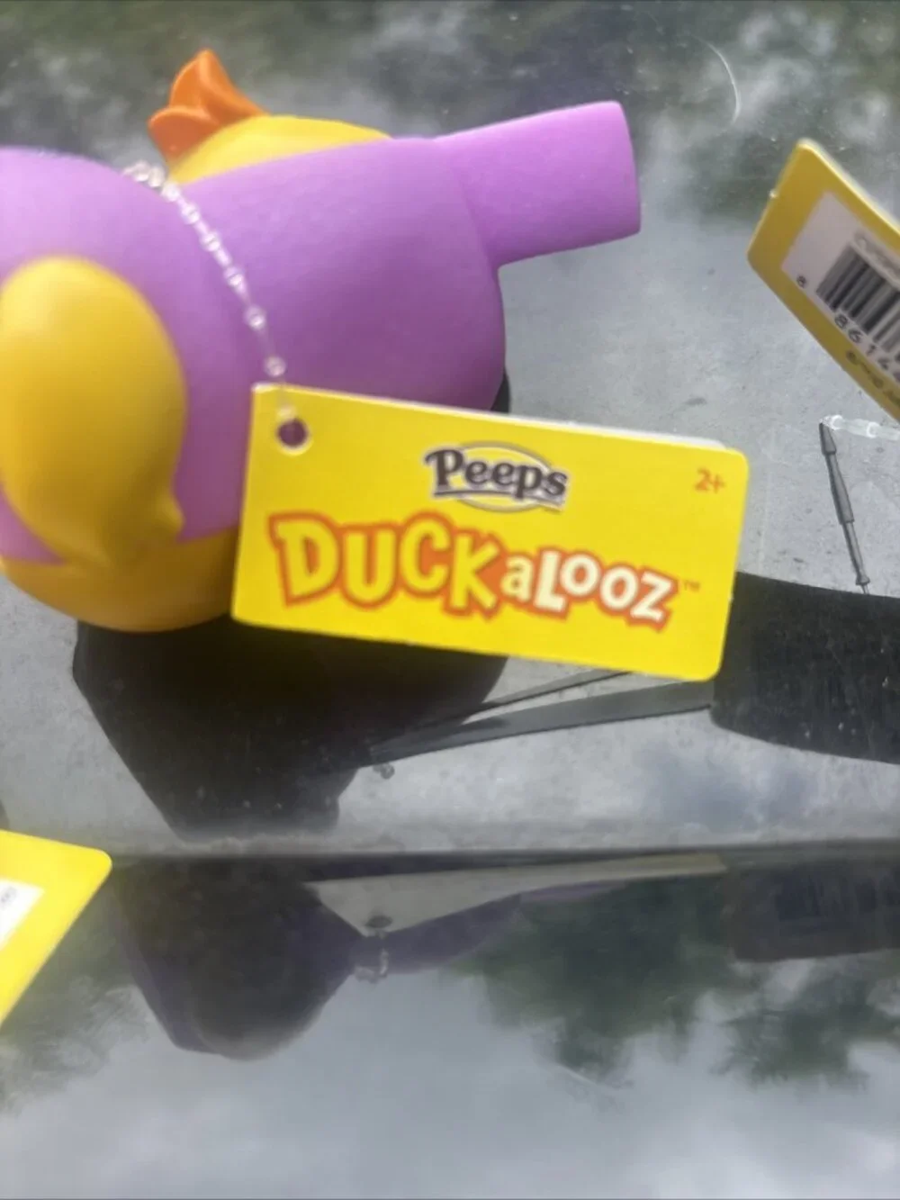 PEEPS Easter Duckalooz Rubber Ducks, 4 pk, Easter Basket Toy Gift Stuffer